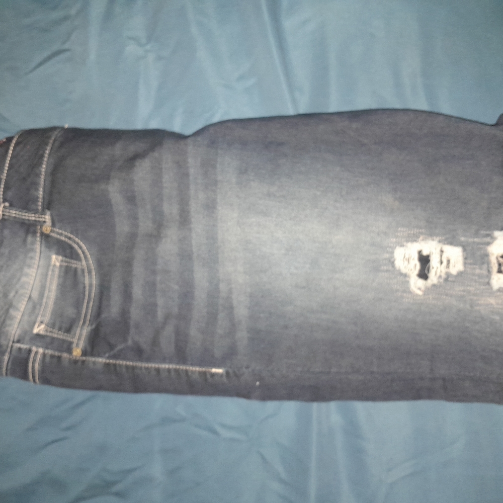 Maurices Dark Blue Skinny Jeans